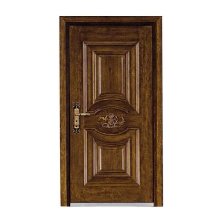 ¿Es una puerta de entrada de acero pintado y madera el equilibrio perfecto entre resistencia y elegancia para edificios modernos?