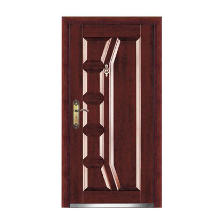 Puerta de entrada de jardín normal de acero y madera