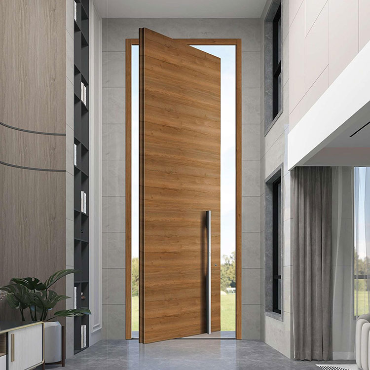Puerta giratoria de MDF de entrada principal