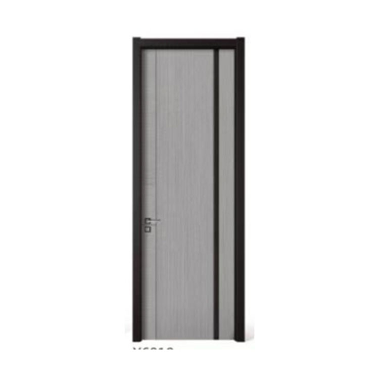 Puerta interior impermeable de madera maciza con superficie acabada