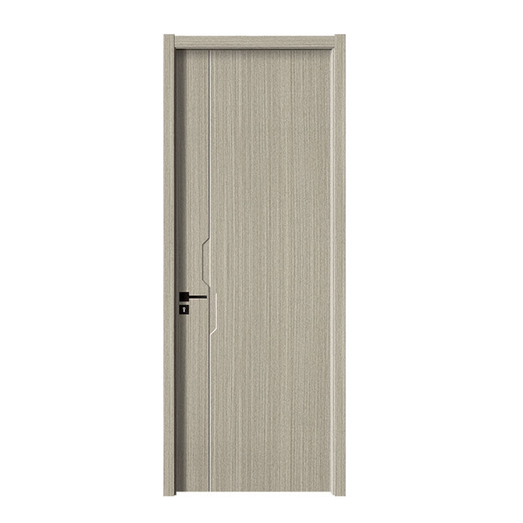 Puertas interiores de WPC para dormitorio a prueba de moscas con superficie acabada